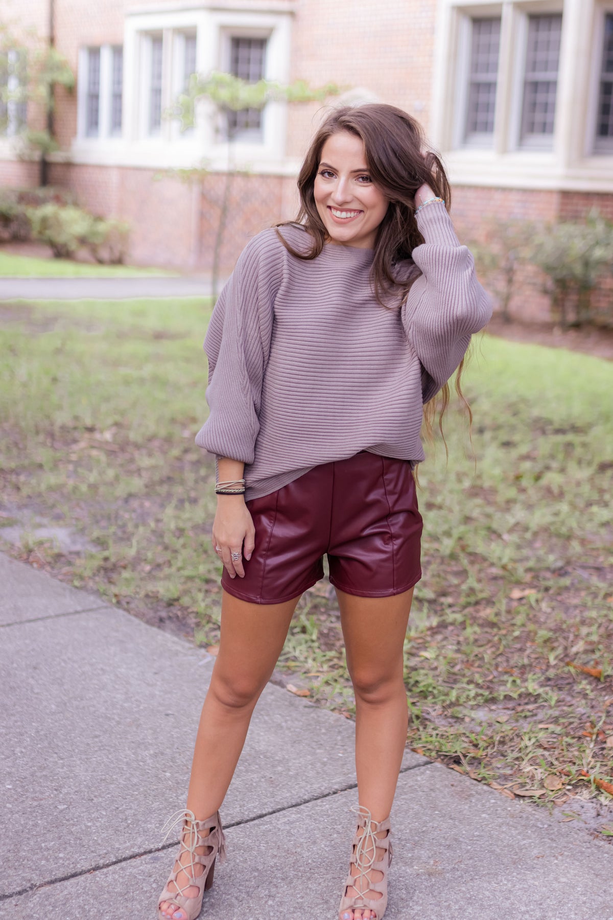 Wrap Me In Leather Shorts â Shop Allie Allure